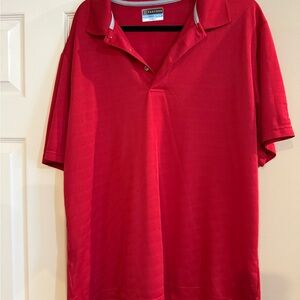 PGA Tour Red Polo Shirt Classic Style
